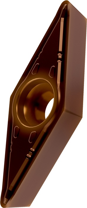 Drehwendeschneidplatte ISO VCMT 160408E-UR:T8430 D.4,4mm PVD beschichtet PRAMET