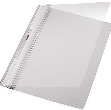 Leitz Einhakhefter 41900085 DIN A4 kfm. Heftung PVC grau