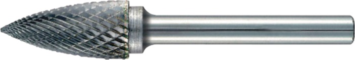 Frässtift SPG D.3mm Kopf-L.12mm Schaft-D.3mm HM Verz.Normal,fein TECWERK