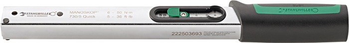 Drehmomentschlüssel 730/5 Quick 6-50 Nm 9x12mm STAHLWILLE