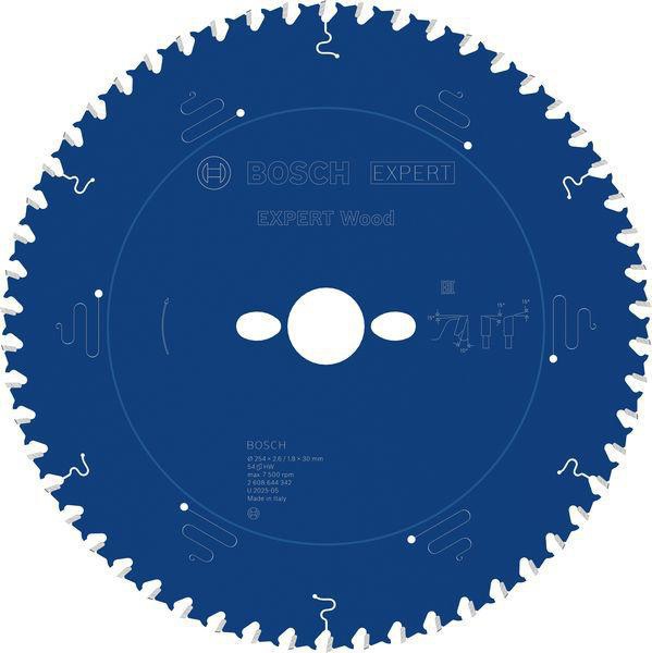 Kreissägeblatt Expert for Wood AD 254mm Z.54 WZ Bohr.30mm Schnitt-B.2,6mm
