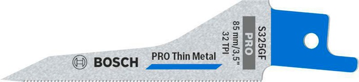 Säbelsägeblatt PRO Thin Metal S325GF L.85mm B.7mm TPI 32 0,8mm 5 St./Karte