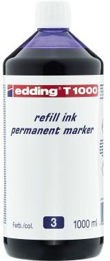 edding Nachfülltusche T1000 4-T1000003 1.000ml blau