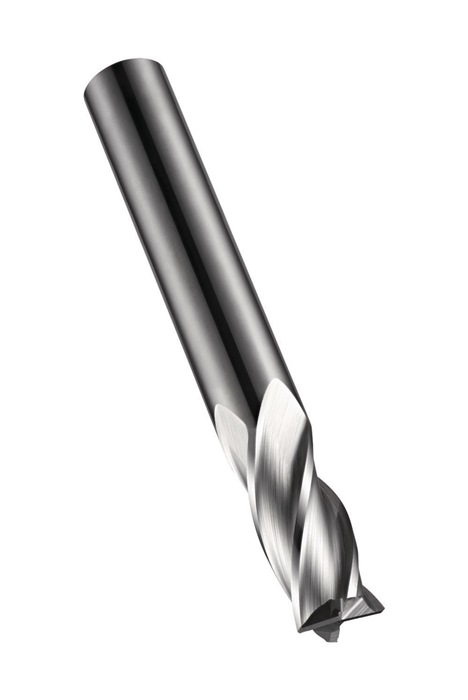 Schaftfräser S904 D.5mm Gesamt-L.50mm Schneiden-L.16mm HM Blank 30Grad Z.4