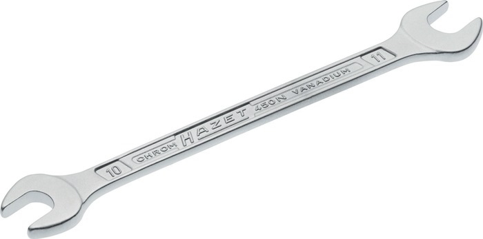 Doppelmaulschlüssel 450N 10x11mm L.155,7mm verchr.HAZET