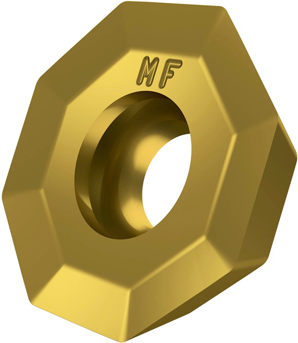 Fräswendeschneidplatte ISO OEHT 0604AEER-MF:M8340 D.5,5mm PVD beschichtet Gold