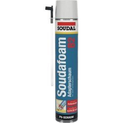 1K-Montageschaum SOUDAFOAM 750 ml B2 champagner m.Einw.-Handsch.Dose SOUDAL