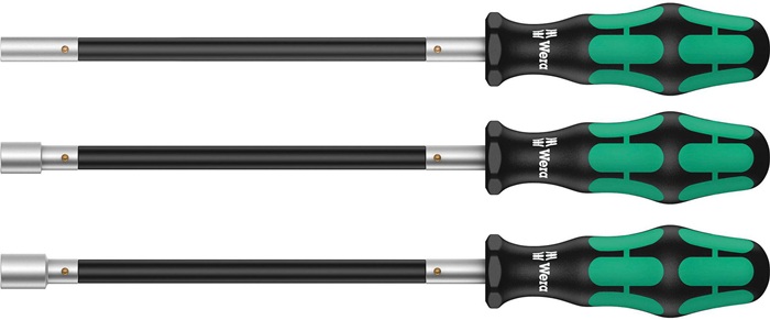 Schlauchklemmenschraubendrehersatz 391/3 3-tlg.Kraftform flex.WERA