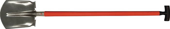Sand- u.Schuttschaufel Gr.000 21x25,5cm m.hohlem Glasfaserstiel,2 Füße POLET