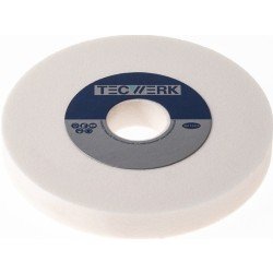 Schleifbockscheibe Ø150xB20x32mm 80 Form A Edelkorund weiß TECWERK