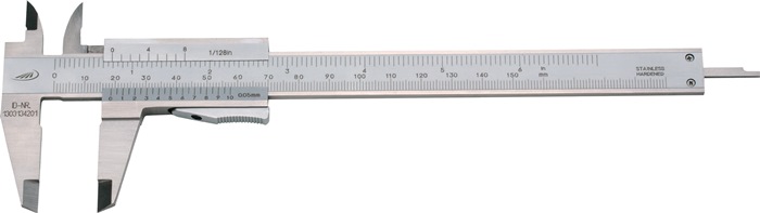 Taschenmessschieber DIN 862 150mm m.Momentf.eck.H.PREISSER