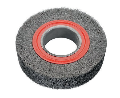 Rundbürste D.250mm Bohr.Ø100mm Drahtstärke 0,5mm Stahldraht