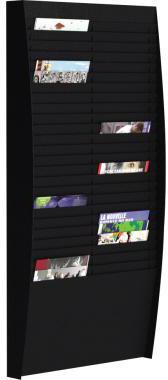 Paperflow Wand-Sortiertafel V 50F A4V2X25.01 DIN A4 schwarz