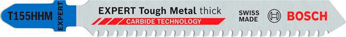 Stichsägeblatt EXPERT Tough Metal thick Gesamt-L.92mm Zahnt.2,54mm 3 St./Karte