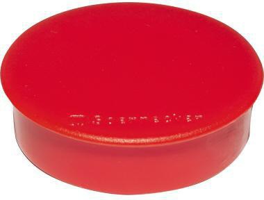 Soennecken Magnet 4887 rund 38mm 2,5kg rot 10 St./Pack.