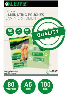 Leitz Laminierfolie 33817 DIN A5 80mic 100 St./Pack.
