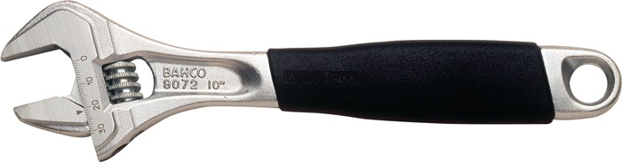 Rollgabelschlüssel 9071C max.27mm L.208mm m.Einstellskala,Ku.-Griff BAHCO