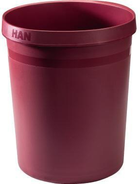 HAN Papierkorb KARMA 18198-17 18Liter Kunststoff öko-rot