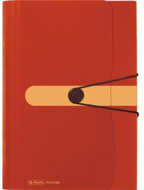 Herlitz Fächermappe 11411279 12Fächer Recycling PP orange