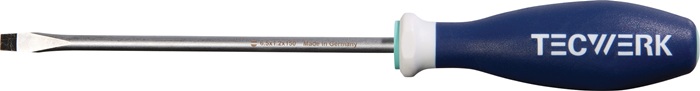 Schraubendreher Schneiden-B.6,5mm Klingen-L.150mm 3K-Griff Rundkl.TECWERK
