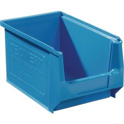 Sichtlagerkasten L230/200xB150xH130mm PE blau TECWERK