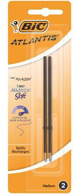BIC Kugelschreibermine Easy Glide IS1197 8924101 0,4mm sw 2 St./Pack.