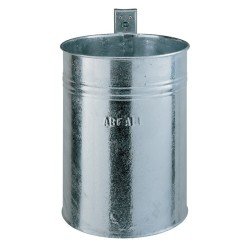 Abfallbehälter H430xØ330mm 35l verz.RENNER