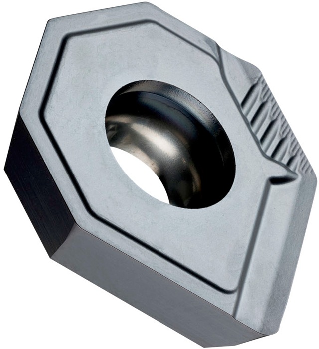 Fräswendeschneidplatte ISO XEHT 0604AESR:M8330 Bohrungs-D. 5,5mm PVD beschichtet