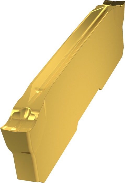 Wendeschneidplatte ISO GL1-D150M015-PM:G8330 Breite 1,5mm PVD beschichtet Gold