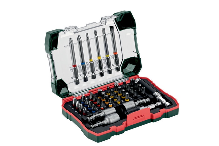 Werkzeugset 43teilig Bits/Nüsse/Bithalter METABO