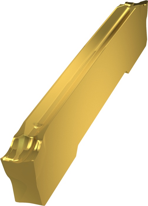 Wendeschneidplatte ISO GL2-D200G02R12-PM:G8330 Breite 2mm PVD beschichtet Gold