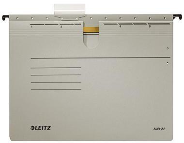 Leitz Hängehefter ALPHA 19840085 A4 kfm. Heftung grau 25 St./Pack.