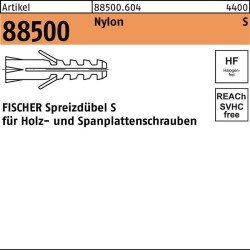 Dübel R 88500 S 5x 25/4 Nylon 100 Stück FISCHER