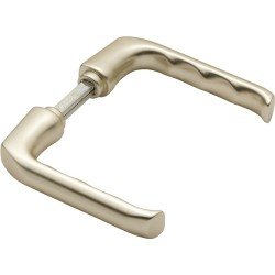 Türdrückerpaar London 113 Alu.F2 o.Rosetten 4-KT.8mm HOPPE