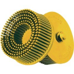 Radialbürstenscheibe Sunburst D.51mm K.80 A80 CRS B.51 gelb 25000min-¹ TYROLIT