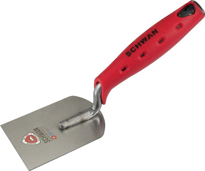 Stukkateurspachtel B.80mm rostfr.m.Softgriff VA SCHWAN