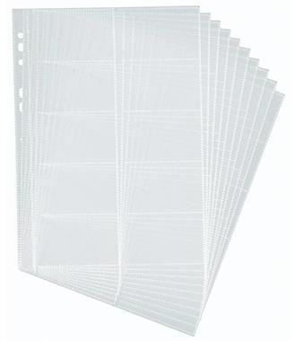 DURABLE Visitenkartenhülle 238919 für 20Karten 90x57mm 10 St./Pack.