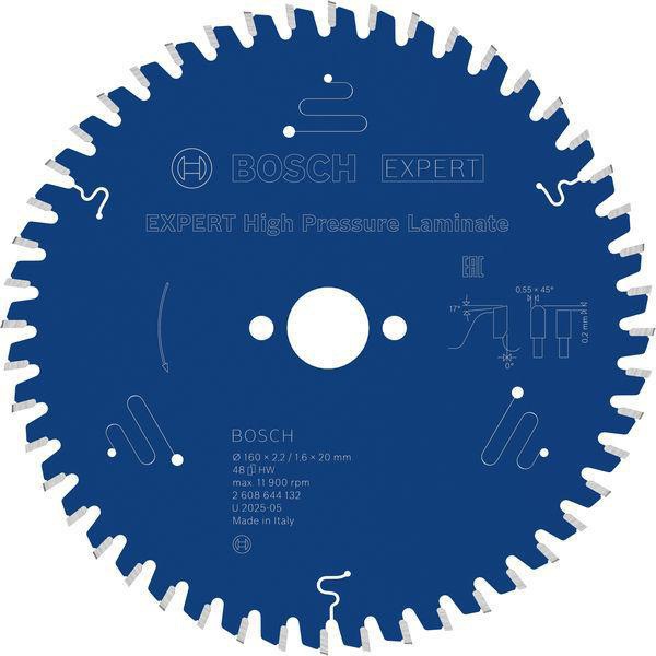 Kreissägeblatt Expert for High Pressure Laminate AD 160mm Z.48 TR-F Bohr.20mm
