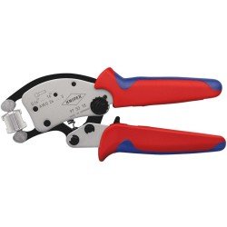 Crimpzange Twistor16 Gesamt-L.200mm 0,14-16 mm² brün.Mehrkomp.-Hüllen KNIPEX