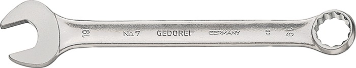 Ringmaulschlüssel 7 SW 22mm L.262mm Form A CV-Stahl GEDORE
