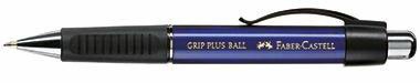 Faber-Castell Kugelschreiber GRIP PLUS BALL 140732 M metallic-blau