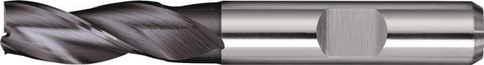 Bohrnutenfräser DIN 844 TypN D.11mm HSS-Co8 TiCN Weldon Z.3 lang TECWERK