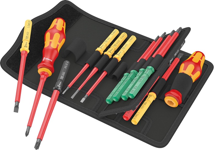 Schraubendrehersatz 17-tlg.univ.1 Tool Finder WERA