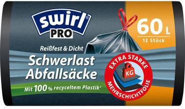 Swirl Schwerlast-Abfallsack 216007 60l 12St.
