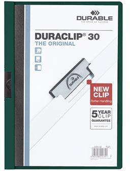 DURABLE Klemmmappe DURACLIP 30 220032 DIN A4 Hartfolie petrol