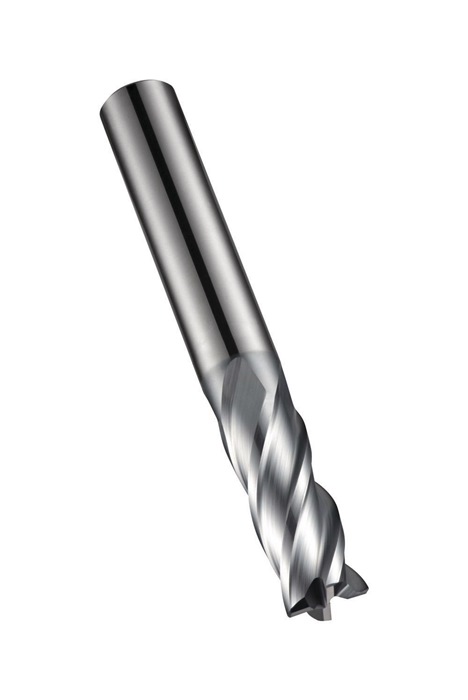 Schaftfräser S814HA DIN 6527L D.12mm Gesamt-L.83mm Schneiden-L.26mm HM AlCrN