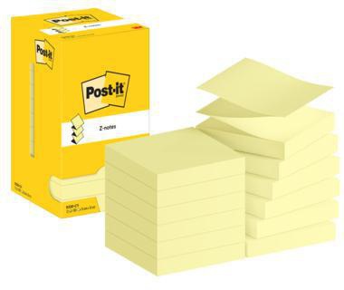 Post-it Haftnotiz R330-CY 76x76mm 100Bl ge 12St
