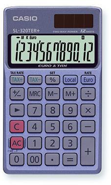 CASIO® Taschenrechner SL-320TER+ blau