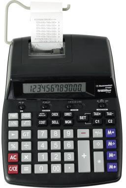 Soennecken Tischrechner CP3000 8663 druckend schwarz