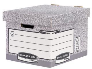 Bankers Box Archivbox System 00810-FFEU grau/weiß